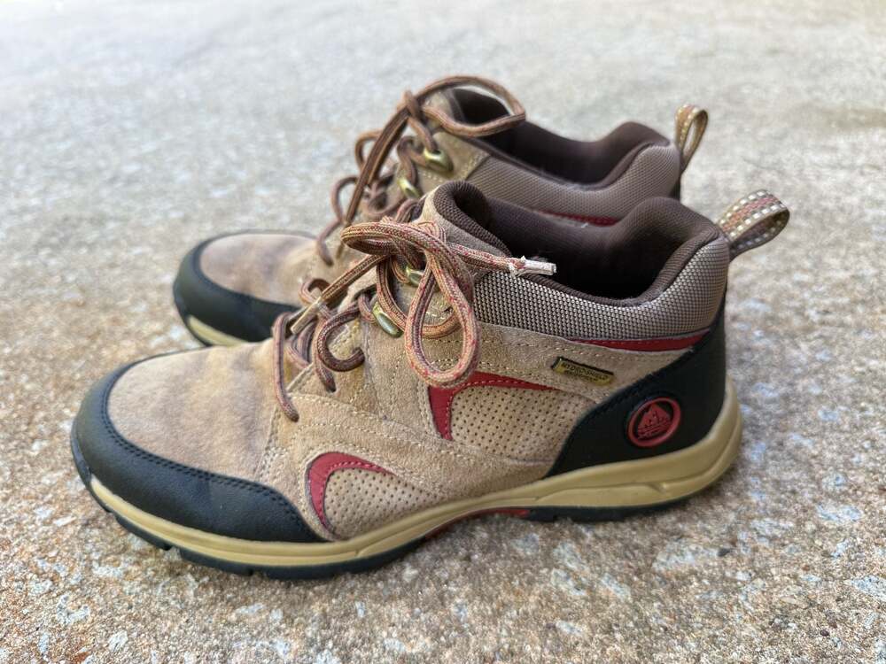 Rockport Hydro-Shield Waterproof Leather Hiking Boots Brown Red Men's